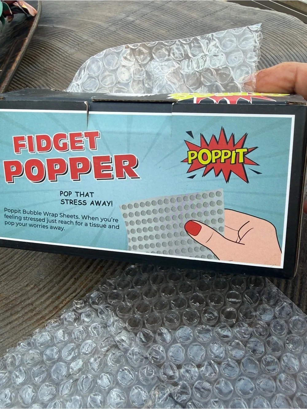 Poppit Bubble Wrap Sheet stress relief